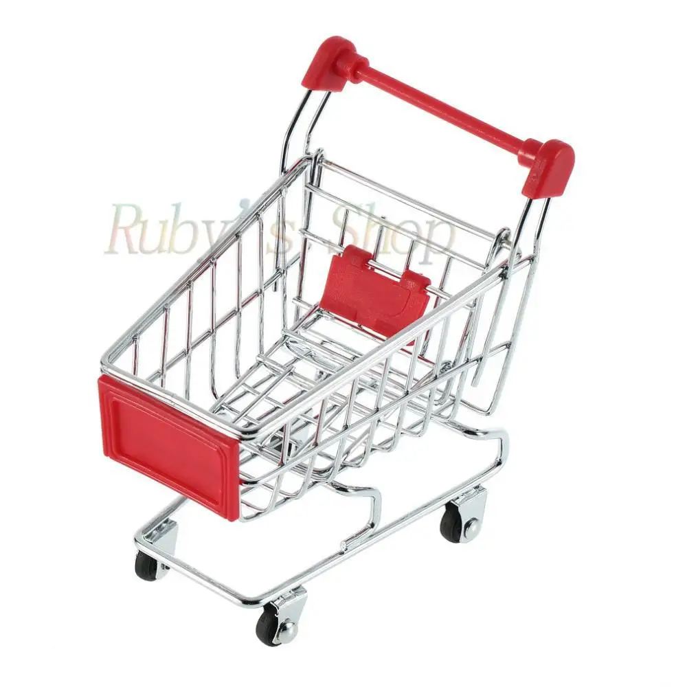 1pcs Mini Supermarket trolley Shopping Handcart Phone Holder Baby Toy Newest Hot Search