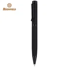 Soft Touch Rubber Finish Black Metal ball pen for For Promotional