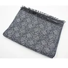 Chinese supplier wholesale custom cheap polyester viscose two-side mens checked scarf