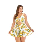 2019 Angel Luna plus size big bust fat women in swimwear bikini