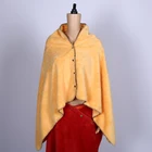 2019 Fashion design free sample multifunction throw sherpa blanket shawl