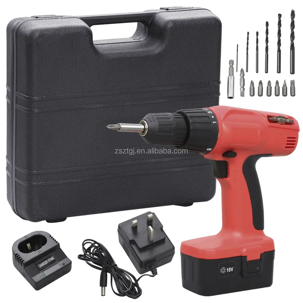 Zw-cd006 Powerful 12v 14.4v 18v Variable Speed Cordless Electric Drill ...