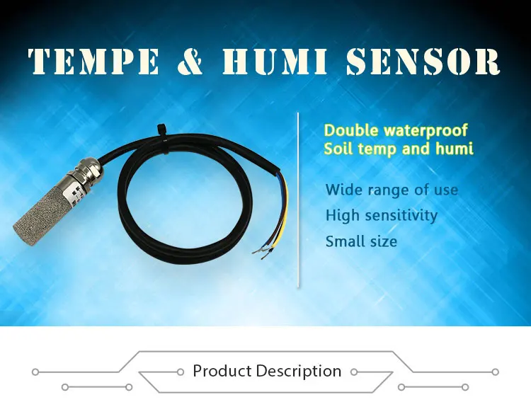 Water Proof Waterproof I2c Output Sht20 Temperature And Humidity Sensor