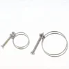 Factory Stainless steel double wire hose clamp stainless steel screw wire