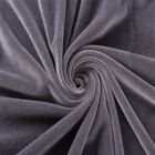 in zhejiang huzhou factory and trade company double knitted 100% polyester super and soft fabric for girls dresses