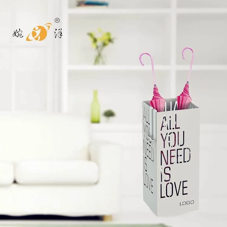 Factory wholesale custom with LOGO iron umbrella shelf iron bucket umbrella shelf umbrella frame