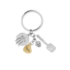 Tableware Knives Forks Custom Made Multi Knife Custom Metal Keychain