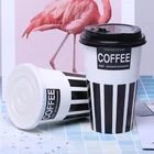 Logo printed disposable single wall vietnam coffee cups