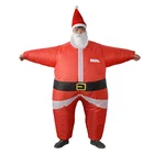 Cosplay Adulto Babbo natale Gonfiabile Costume Della Mascotte Di Natale