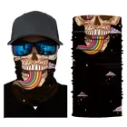 seamless blue headscarves fabric head wear bandana moto