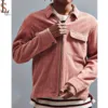 China factory wholesale high quality mens clothing new york corduroy zipper jacket motorcycles bomber jackets with good price