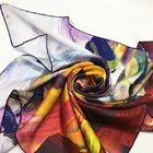Chinese Manufacture Custom Design Print Silk Scarf