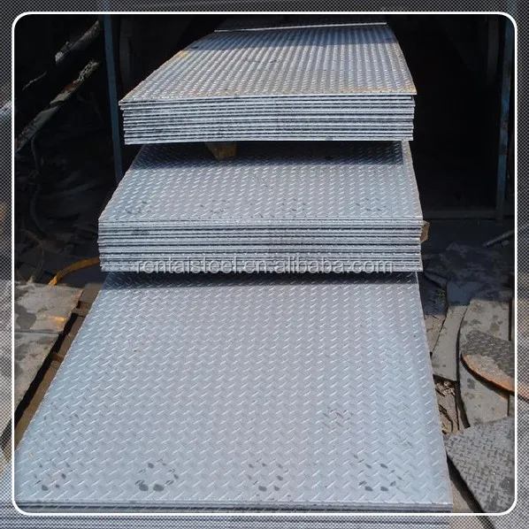 Supply high quality pattern steel plate/checkered/chequered steel coil/plates