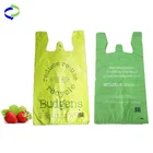China Oxo Biodegradable Printed Plastic T-shirt Bags for Shopping in Factory Price