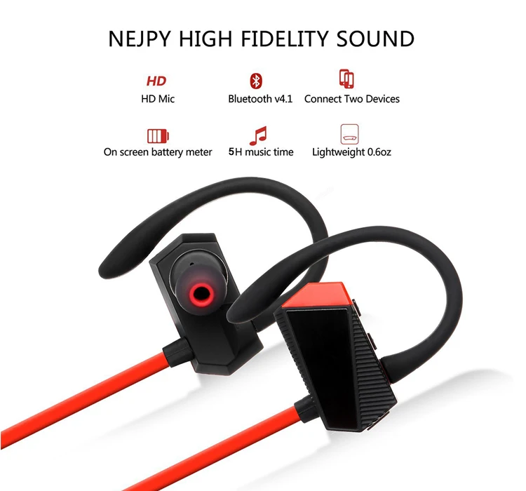 Factory wireless v4.1 bluetooth earphone sport stereo headset - ANKUX.COM