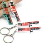 Personalized Custom 2d Injection LOGO Soft PVC Carabiner Keychain Sublimation Bulk Letter keychains