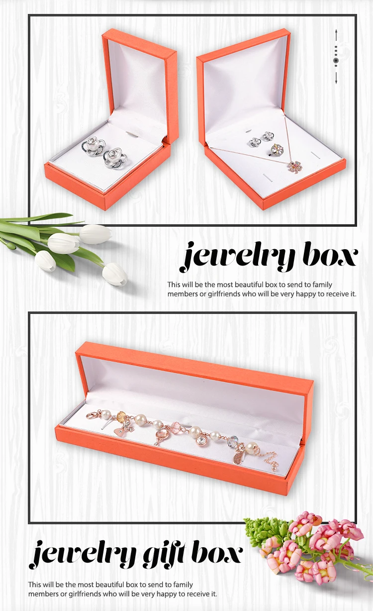 new style modern custom handmade jewelry paper packaging gift