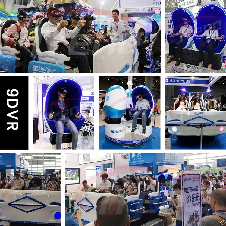 Amusement New trend 9d vr simulator , interactive video game 9d virtual reality cinema machine
