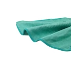 China Factory Green Color Microfiber Glasses Cleaning Cloth Double side effect cloth