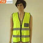 Luminous Hi Vis Reflective Tapes ID Pocket Party Vest