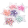 Custom Kawaii Pvc Vinyl Shaker Glitter Sequin Star Patch for Kids Hair Decoration Accessories