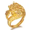 Men's Domineering Faucet Ring Vintage Fashion Plated 18K Gold Jewelry