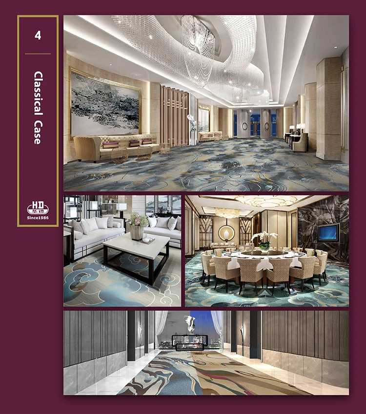 Single Color nylon printing apartment corridor carpet