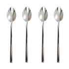 SS 304 Stainless Steel reusable Household Baby Fruit a spoon Creative Stainless Steel Serrated Spoon