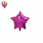 2018 star shape decoration foil balloon with customer design and different colors for party and wedding stage