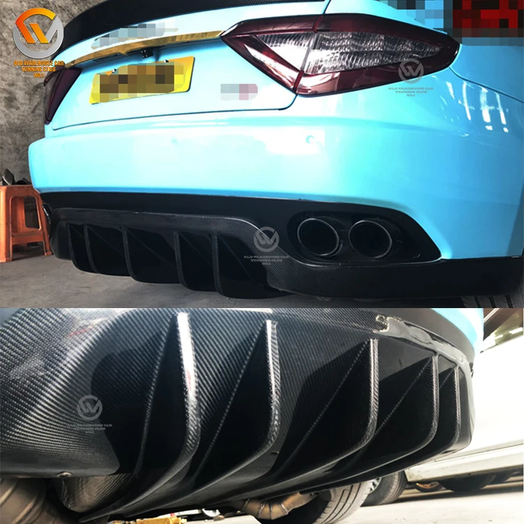 Carbon Fiber Mc Style Rear Bumper Diffuser For Maserati Gt Gran Turismo