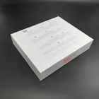EW3162 Carton Square Plain White Paper Box Empty, Cardboard Divider Gift Box With Magnetic Lid