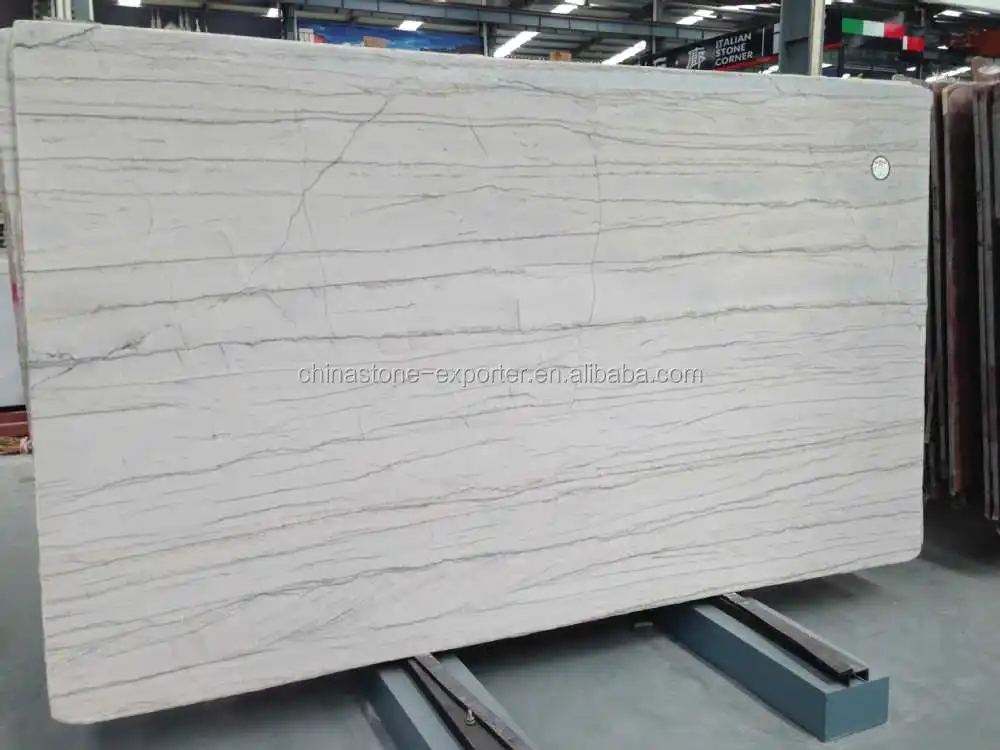 Luxury White Macaubas Quartzite Polishing Kitchen Benchtop Buy