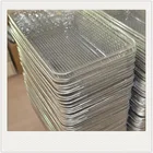 304 stainless steel wire mesh metal storage baskets