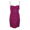 Fashion Bodycon Women Clubwear Sexy Purple Dresses Fashion Clothing 2019 Apparel