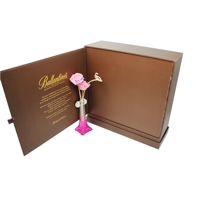 new fashion rigid hinged lid cardboard box for gift packaging