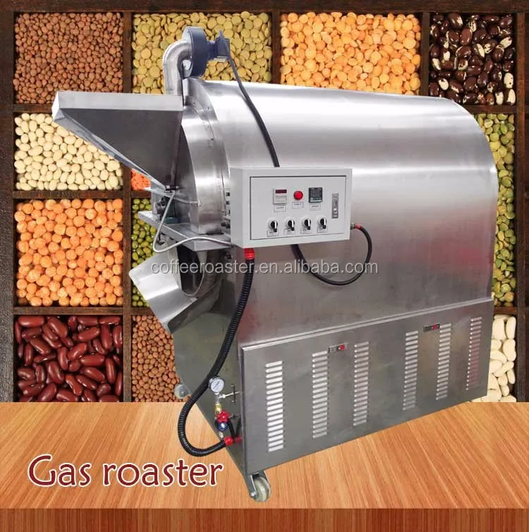 Small Commercial Grain Roaster Small Gas Roaster Kg Peanut Roaster