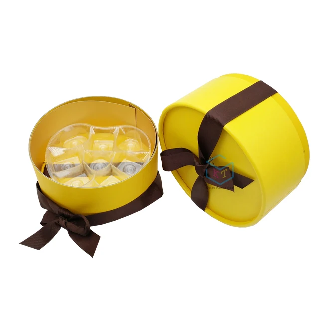 small candy gift packaging round boxes for chocolate