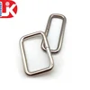 wholesale metal ring 25mm 316 stainless steel metal square ring for handbag