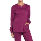 Cheap Quality OEM 100% Cotton Long Sleeves Hospital Jacket Medical Doctor & Nurse Uniform For Female