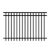 Aluminium pool fence powder coating black