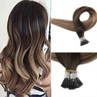high quality hot selling Aliexpress 100 human hair I tip hair ins straight hair weave in bulk