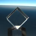 50*50*50mm cut corner cubical style paperweight crystal block