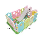 Wholesale children play slide plastic fence baby playpen with ocean ball