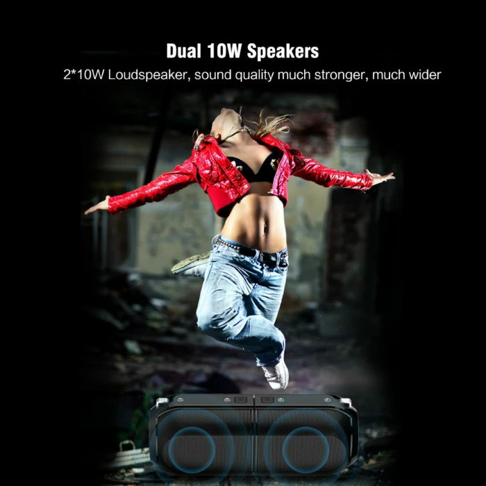 2019 Latest magnetic portable 20W tws waterproof sports bluetooth speaker wireless 4.2 for music with deep bass - ANKUX.COM