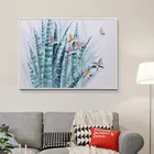 Handmade Colorful Flower Resin Hand Painted Modular Art Work Pictures Home Decorative Triptych Paintings
