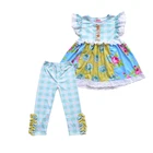Mustard remake bulk wholesale kids clothing 2018 spring summer wholesale children boutique outfits