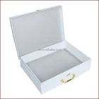 paper suitcase Color box with golden handle