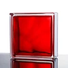 Hollow cheap colored square clear art building solid glass block