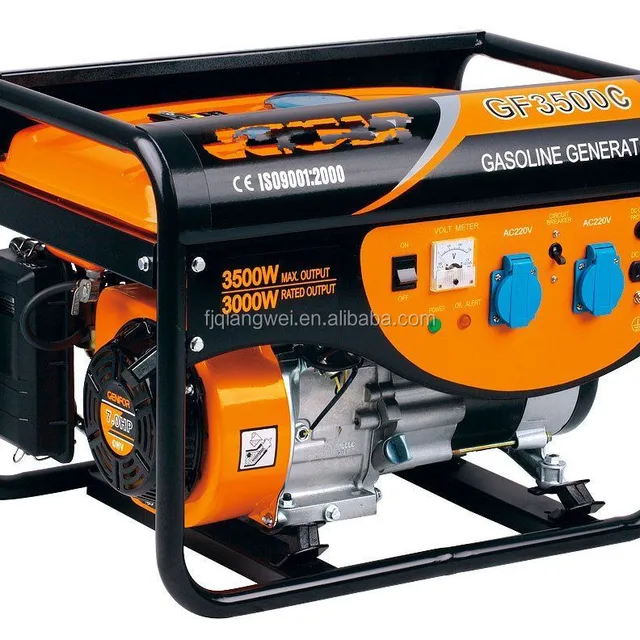 GF3500CE, 3,500-watt Gasoline Powered Portable Generator w/ Electric Star
