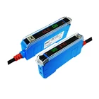 Digital Display Fiber AmplifIer, Two Color 8 Numbers, LED Visible red light source photoelectric sensor amplifier